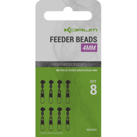 Smokescreen Feeder Beads 4mm