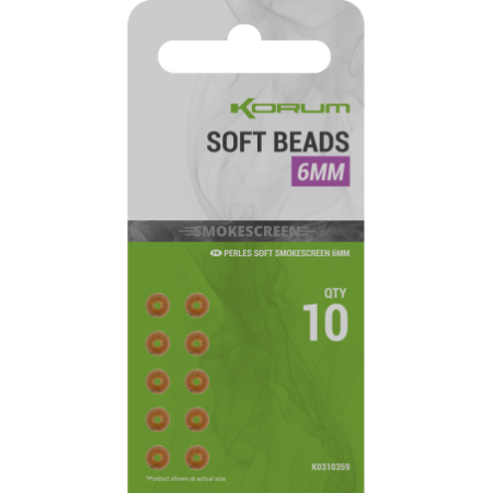 Smokescreen Soft Beads 6mm