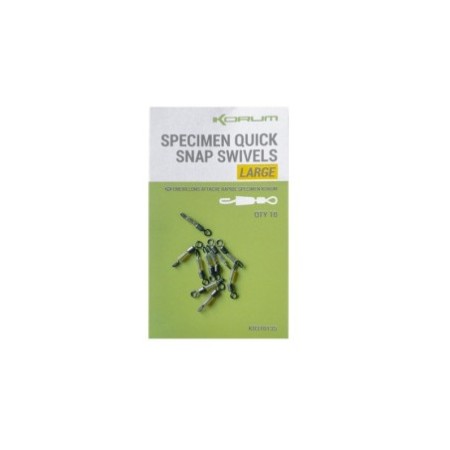 Specimen Quick Snap Swivels - Large