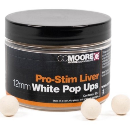 Pro-Stim Liver White Pop Ups 12mm (55)
