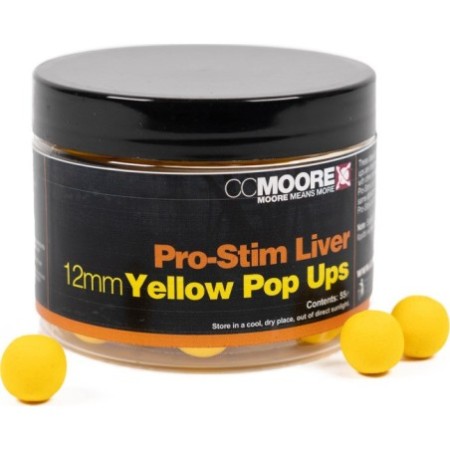 Pro-Stim Liver Yellow Pop Ups 12mm