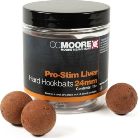 Pro-Stim Liver Hard Hookbaits 24mm