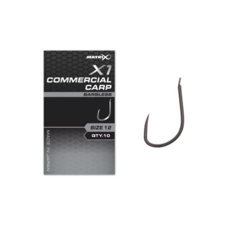 X1 Commercial Carp Size 16 Barbless